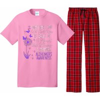 AlzheimerS Disease Awareness Dementia I Wear Purple Pajama Set