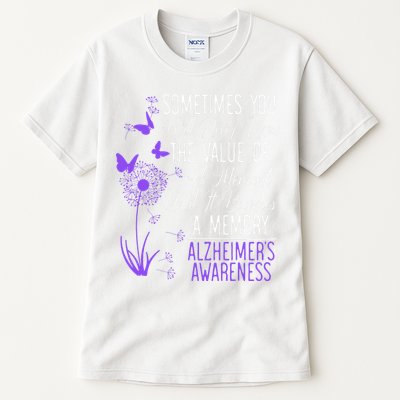 AlzheimerS Disease Awareness Dementia I Wear Purple Tall T-Shirt