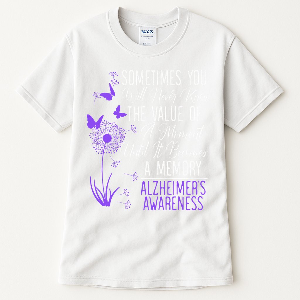 AlzheimerS Disease Awareness Dementia I Wear Purple Tall T-Shirt