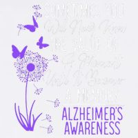 AlzheimerS Disease Awareness Dementia I Wear Purple Tall T-Shirt