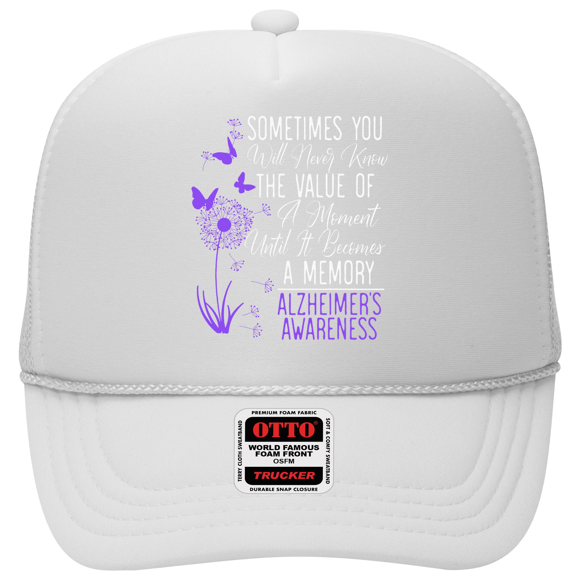 AlzheimerS Disease Awareness Dementia I Wear Purple Hat