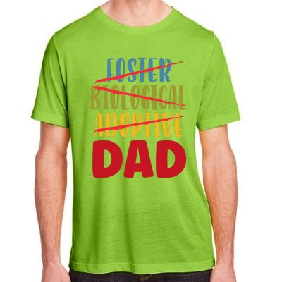 Adoptive Dad Adoption Announcement Foster Father Gotcha Day Gift Adult ChromaSoft Performance T-Shirt