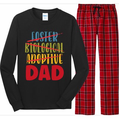 Adoptive Dad Adoption Announcement Foster Father Gotcha Day Gift Long Sleeve Pajama Set