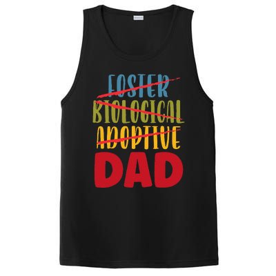 Adoptive Dad Adoption Announcement Foster Father Gotcha Day Gift PosiCharge Competitor Tank