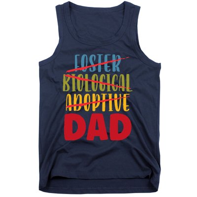 Adoptive Dad Adoption Announcement Foster Father Gotcha Day Gift Tank Top