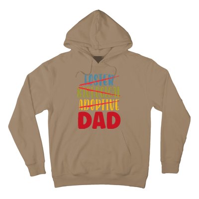 Adoptive Dad Adoption Announcement Foster Father Gotcha Day Gift Hoodie