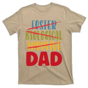 Adoptive Dad Adoption Announcement Foster Father Gotcha Day Gift T-Shirt