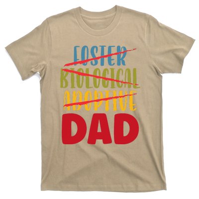 Adoptive Dad Adoption Announcement Foster Father Gotcha Day Gift T-Shirt