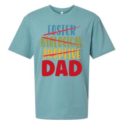 Adoptive Dad Adoption Announcement Foster Father Gotcha Day Gift Sueded Cloud Jersey T-Shirt