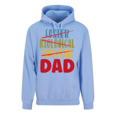 Adoptive Dad Adoption Announcement Foster Father Gotcha Day Gift Unisex Surf Hoodie