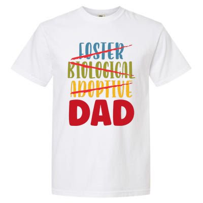 Adoptive Dad Adoption Announcement Foster Father Gotcha Day Gift Garment-Dyed Heavyweight T-Shirt