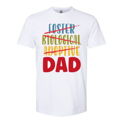 Adoptive Dad Adoption Announcement Foster Father Gotcha Day Gift Softstyle CVC T-Shirt