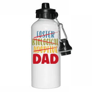 Adoptive Dad Adoption Announcement Foster Father Gotcha Day Gift Aluminum Water Bottle