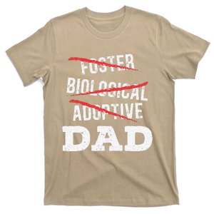 Adoptive Dad Adoption Announcement Foster Father Gotcha Day T-Shirt