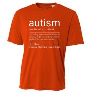 Autism Definition Autism Awareness Cooling Performance Crew T-Shirt