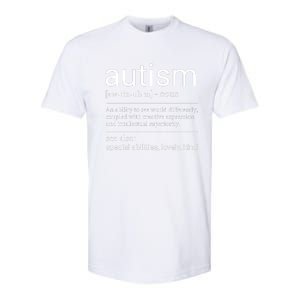 Autism Definition Autism Awareness Softstyle CVC T-Shirt