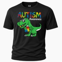 Autism Dinosaur Cooling Performance Crew T-Shirt
