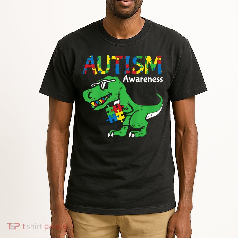 Autism Dinosaur Tall T-Shirt