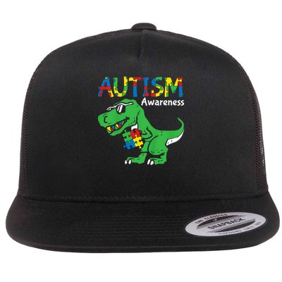 Autism Dinosaur Flatbill Hat
