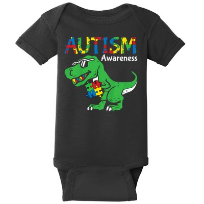 Autism Dinosaur Baby Bodysuit