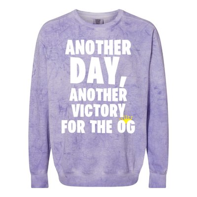 Another Day Another Victory For The Og Colorblast Crewneck Sweatshirt