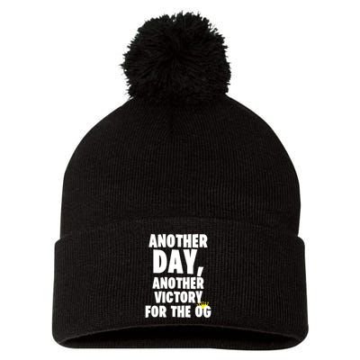 Another Day Another Victory For The Og Pom Pom 12in Knit Beanie