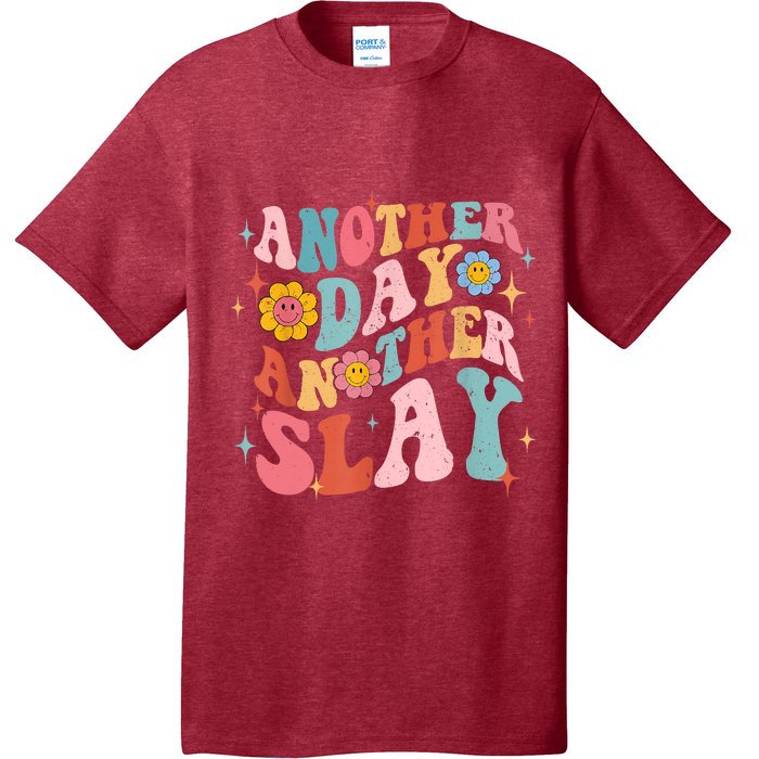 Another Day Another Slay Groovy Inspired Positive Vibes T-Shirt