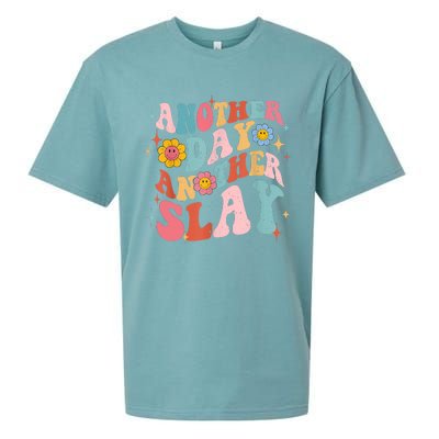 Another Day Another Slay Groovy Inspired Positive Vibes Sueded Cloud Jersey T-Shirt