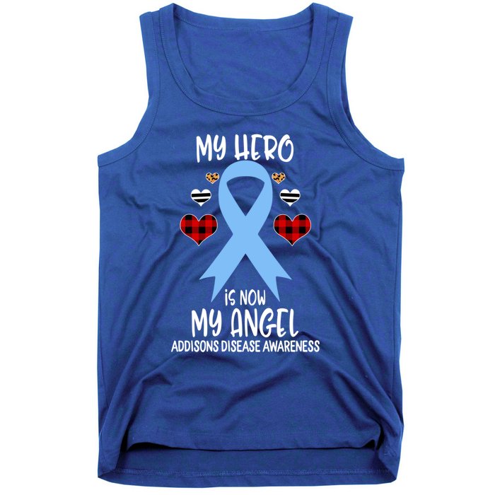 Addisons Disease Awareness Remembrance Hero Is Now My Angel Gift Tank Top