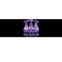 AlzheimerS Disease Awareness Month Purple Ribbon Gnomies Bumper Sticker