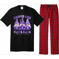 AlzheimerS Disease Awareness Month Purple Ribbon Gnomies Pajama Set