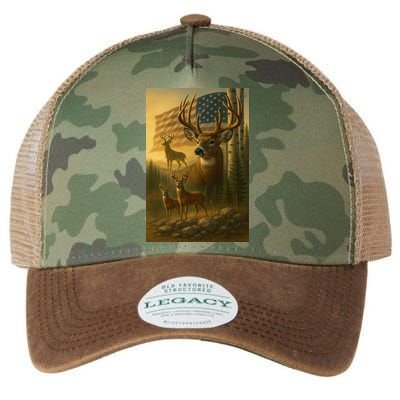 American Deer Legacy Tie Dye Trucker Hat