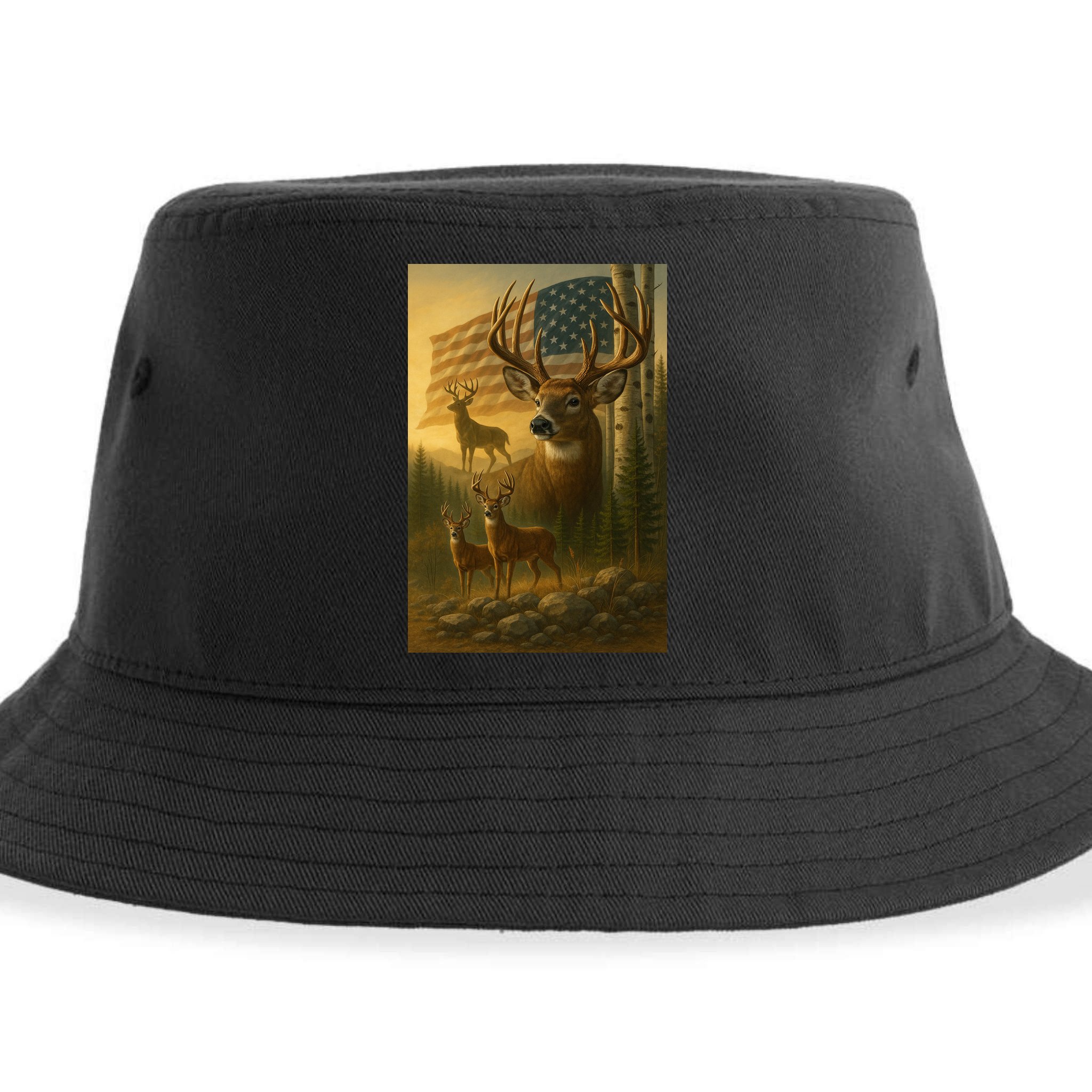 American Deer Sustainable Bucket Hat