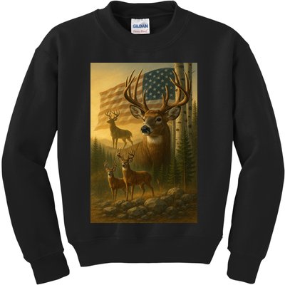 American Deer Kids Sweatshirt
