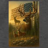 American Deer Vector Backpack