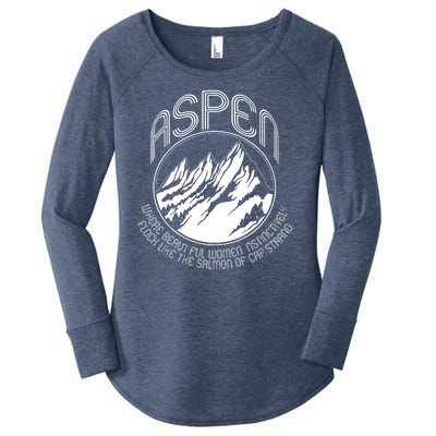 ASPEN DUMB AND DUMBER FUNNY Women's Perfect Tri Tunic Long Sleeve Shirt