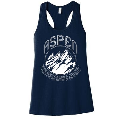 ASPEN DUMB AND DUMBER FUNNY Women's Racerback Tank