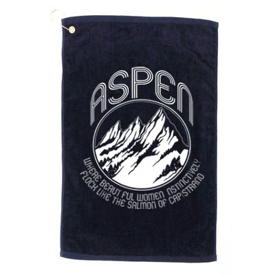 ASPEN DUMB AND DUMBER FUNNY Platinum Collection Golf Towel