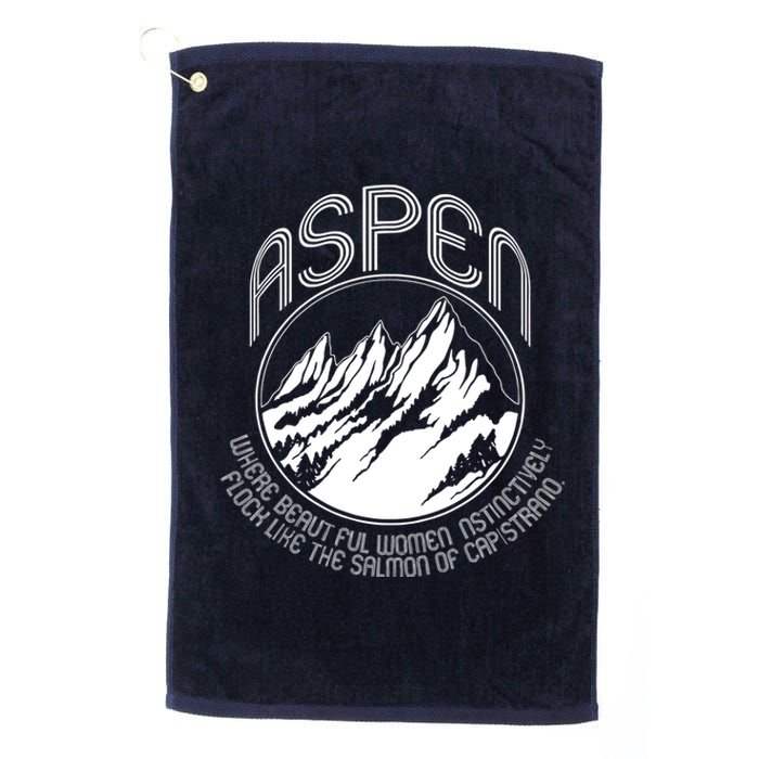 ASPEN DUMB AND DUMBER FUNNY Platinum Collection Golf Towel