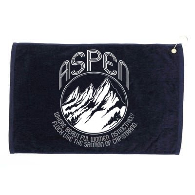 ASPEN DUMB AND DUMBER FUNNY Grommeted Golf Towel