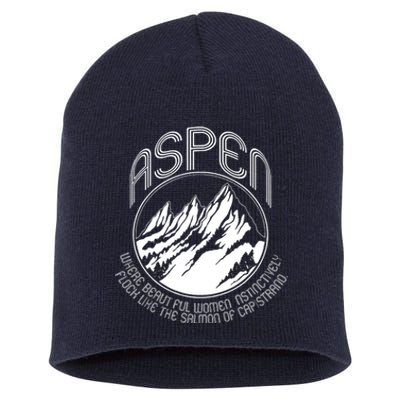 ASPEN DUMB AND DUMBER FUNNY Short Acrylic Beanie