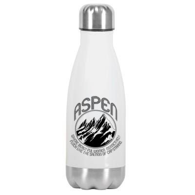 ASPEN DUMB AND DUMBER FUNNY Stainless Steel Insulated Water Bottle