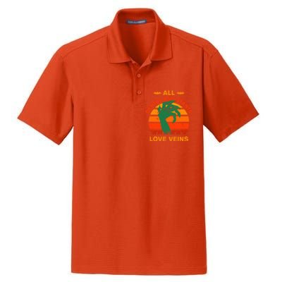 All Dental Assistants Love Veins Halloween Dental Hygienist Gift Dry Zone Grid Polo