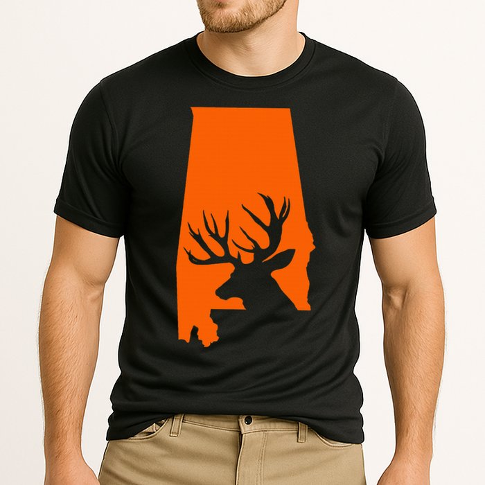 Alabama Deer Cooling Performance Crew T-Shirt