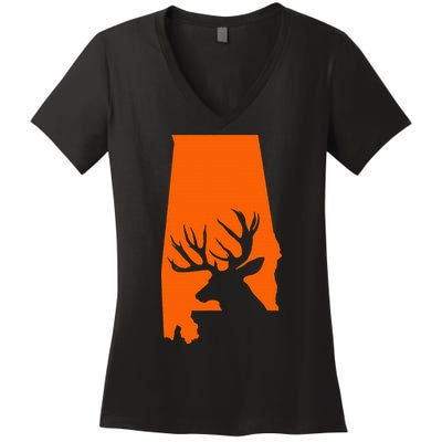 Alabama Deer Women's V-Neck T-Shirt
