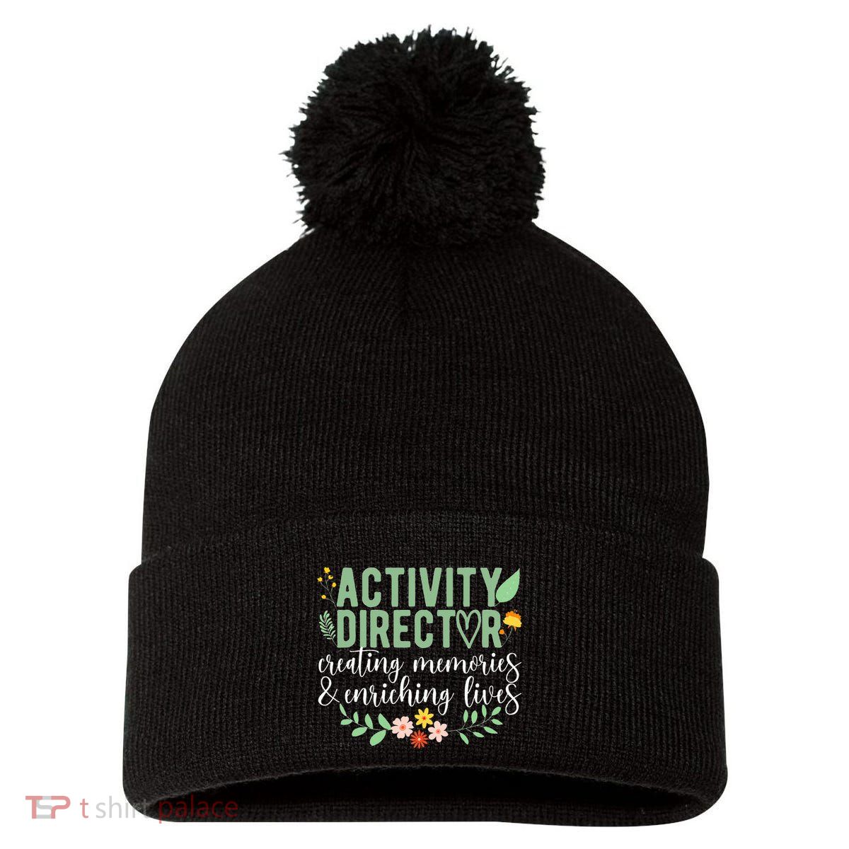 Activity Director Appreciation Activity Professional Week Pom Pom 12in Knit Beanie