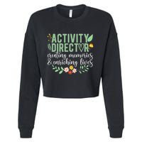 Activity Director Appreciation Activity Professional Week Cropped Pullover Crew