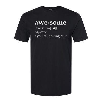 Awesome Definition Softstyle® CVC T-Shirt