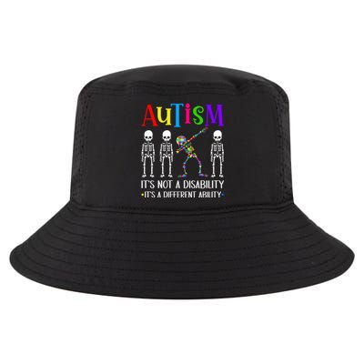 Autism Different Ability Autistic Dabbing Skeleton Great Gift Cool Comfort Performance Bucket Hat