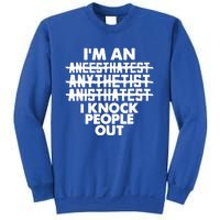 Anesthesia Doctor Anesthesiologist Knock People Out Gift Great Gift Sweatshirt